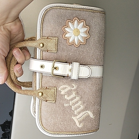 Y2K Juicy Couture MAKEUP BAG Travel CASE RARE COSMETICS CASE TERRY CLOTH - Picture 3 of 14